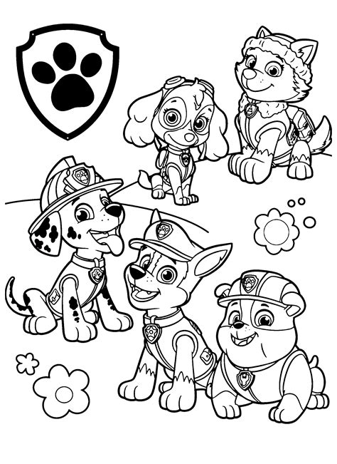 Paw Patrol Coloring Page Printable